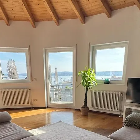 Apartmán Penthouse Mit Seeblick & Balkon, Zentral, Tg